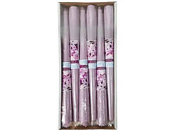 Свичка Стіжок арома 26 см Бузок 18 шт./пач. ТМ BISPOL