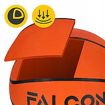 М'яч баскетбольний Falcon Classic Orange Size 7 (P-5905973404242), фото 5