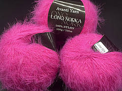 Long Norka Avanti Yarn(еко-норка)-24 малина
