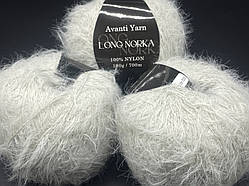 Long Norka Avanti Yarn(еко-норка)-10 світло-сірий