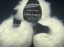 Long Norka Avanti Yarn(еко-норка)-03 пломбір