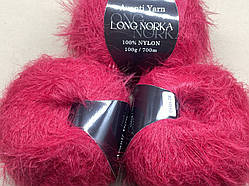 Long Norka Avanti Yarn(еко-норка)-28 червоний