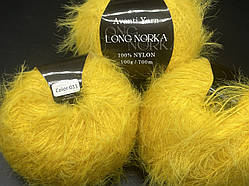 Long Norka Avanti Yarn(еко-норка)-11 жовтий