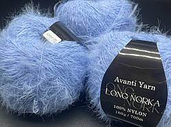 Long Norka Avanti Yarn(еко-норка)-20 блакитний