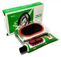 Аптечка Red Sun RS12 для ремонту велокамер і шин, клей, латки, ремкомплект ORG