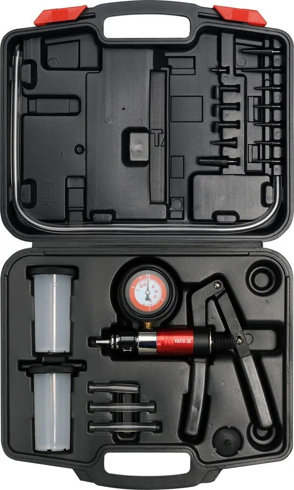 Діагностичний вакуумний насос з 22 аксесуарами YATO YT-0674, фото 1