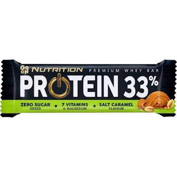 Батончик Go On Nutrition Protein Bar 33% Salted Caramel 50g