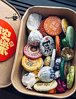 Подарочный набор чая Счастье | 30 сортов китайского чая Улун, Пуэр, Зелёный, Белый