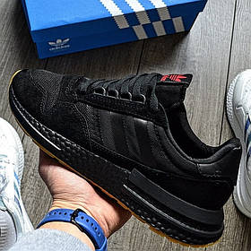 Чоловічі Кросівки Adidas ZX 500 RM Black / Адідас ЗХ 500 РМ Чорні