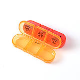 Таблетниця органайзер для ліків Pill Box 7 Days Multicolored, фото 4