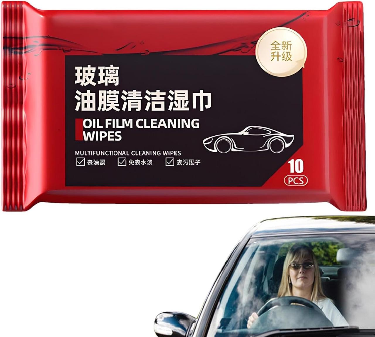 Серветки для очищення скла автомобіля від масляної плівки Oil Film Cleaning Wipes, фото 1