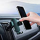 Тримач для мобiльного Baseus Metal AgeⅡ Gravity Car Mount（Air Outlet Version）Green, фото 8