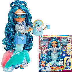 УЦІНКА!!! Лялька Рейнбоу Хай Синя Зимова серія World Зимові вбрання Rainbow High Winter Wonderland Skyler 507802