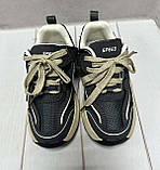 Дитячі стильні кросівки Jong Golf аналог Skechers  34 22 см  темно сірі, фото 5