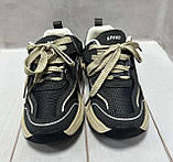 Дитячі стильні кросівки Jong Golf аналог Skechers  34 22 см  темно сірі, фото 4