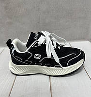 Дитячі стильні кросівки Jong Golf аналог Skechers  34  22 см  чорні