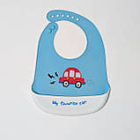 Силіконовий нагрудник "заєць", фото 2