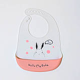 Силіконовий нагрудник "жирафа", фото 2