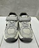 Тканинні стильні дитячі кросівки Jong Golf сітка 34 21.8 см сірі, фото 3