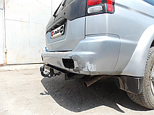 Фаркоп Mitsubishi Pajero Sport 1998-2008 (Мітсубісі Паджеро Спорт) без підрізу бампера, фото 6