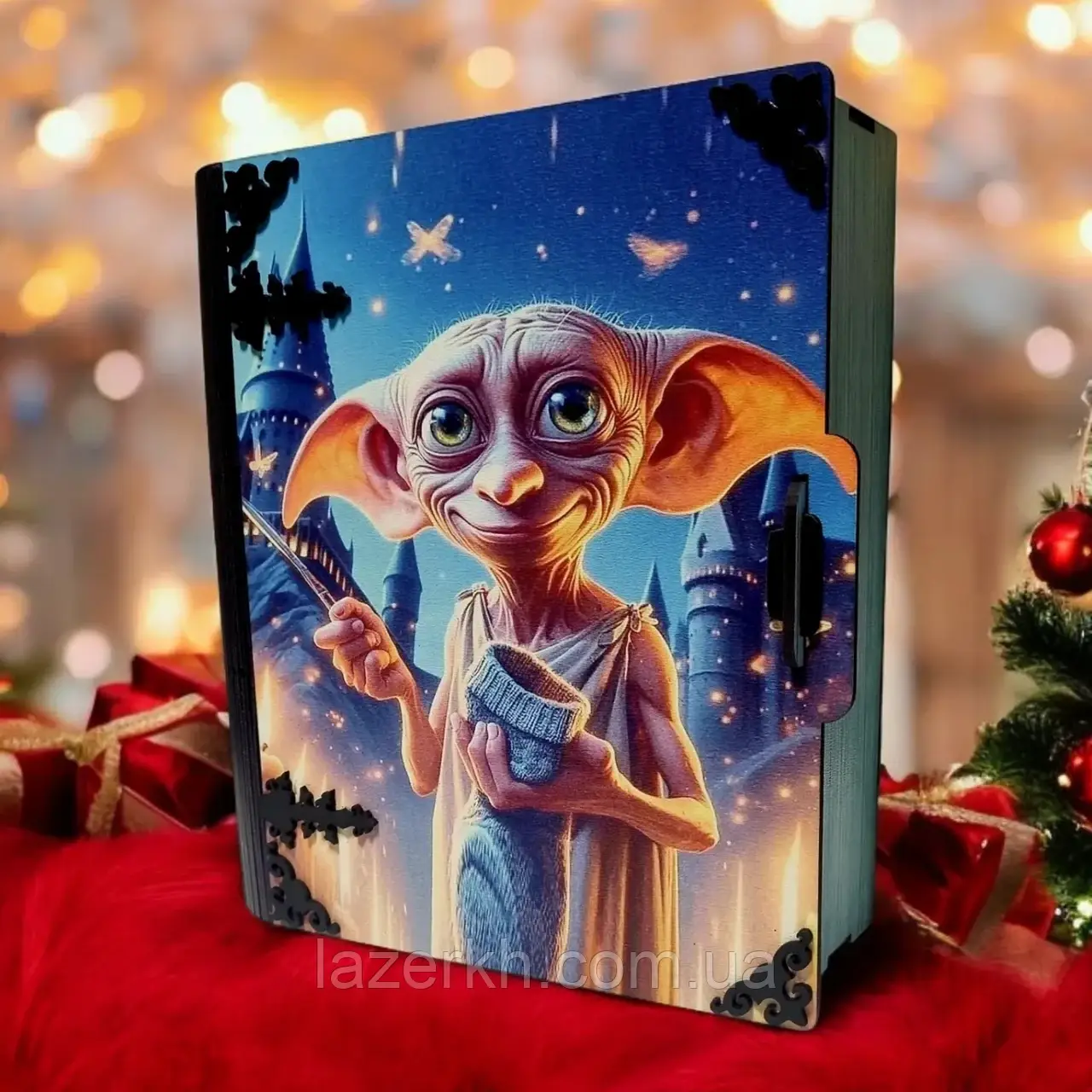 Скарбничка у вигляді книги з гравіюванням на 365 днів "Ельфійська книга скарбів"