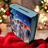 Скарбничка у вигляді книги з  гравіюванням на 365 днів "Ельфійська книга скарбів", фото 3