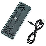 Годинник мережевий VST-898-1, червоні написи, температура, USB, фото 4