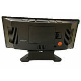 Годинник мережевий VST-899-4, зелені написи, USB, фото 2