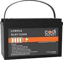 Акумуляторна батарея CODI LiFePO4 12,8V 120Ah на 4000 циклів