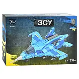Конструктор KB 1124 військовий, літак, 366 детал, в коробці., фото 2
