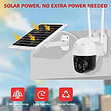 Камера відеоспостереження TP8 V380 4Gi 8769 із сонячною панеллю, фото 5