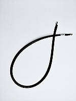 Кабель для акумулятора з клемами LogicPower мідний, довжиною 100 см Чорний