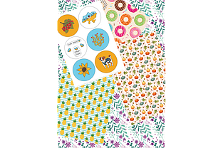 Друк на замовлення на корейському м'якому фетрі 1,2мм 20*30см