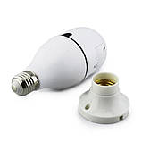 Камера відеоспостереження лампочка CAM L1 E27 WIFI IP 360/90 поворотна, фото 7