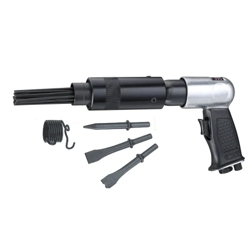 Пневмомолоток 2 в 1 із набором зубил і голчастою насадкою AIRKRAFT AT-8039DA, фото 1