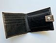 Портмоне універсальне "Біткоїн" з тисненням та відділенням для монет з натуральної шкіри ручна робота, фото 6