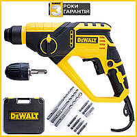 Перфоратор сетевой DeWalt DWD028S 1000 Вт Ручной прямой перфоратор SDS+ Деволт 3в1 со сменным патроном ck