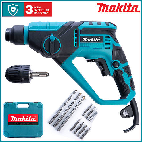 Перфоратор электрический Makita HP1670 1000 Вт Легкий перфоратор SDS+ ...