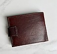 Портмоне "Геральдичний лев" з 3D-тисненням відділенням для монет з натуральної шкіри ручна робота, фото 4