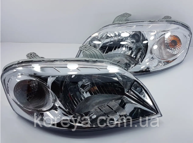 Фари передні Авео Т 250 седан (електро) комплект дві штуки, фото 1