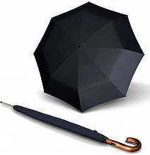Парасолька тростина напівавтоматична Knirps чорна