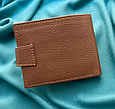 Портмоне з відділеннями для карт та монет "Пірат" з тисненням із натуральної шкіри ручна робота, фото 4