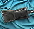 Портмоне з відділеннями для карт та монет "Пірат" з тисненням із натуральної шкіри ручна робота, фото 7