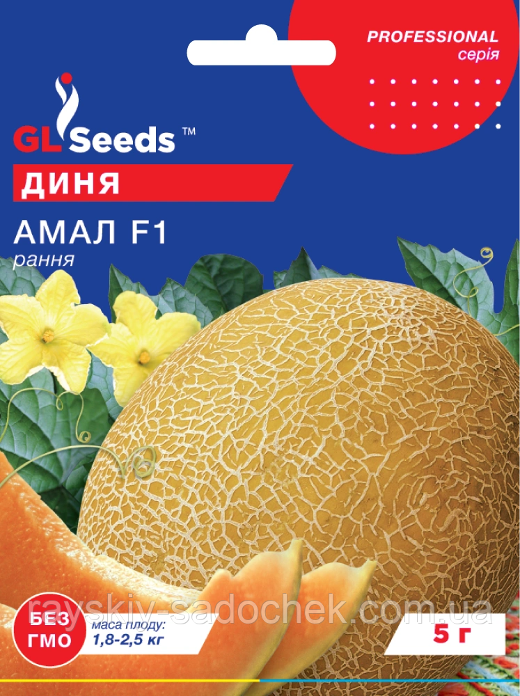 Насіння Дині Амал F1 - 5 г, TM GL Seeds, фото 1