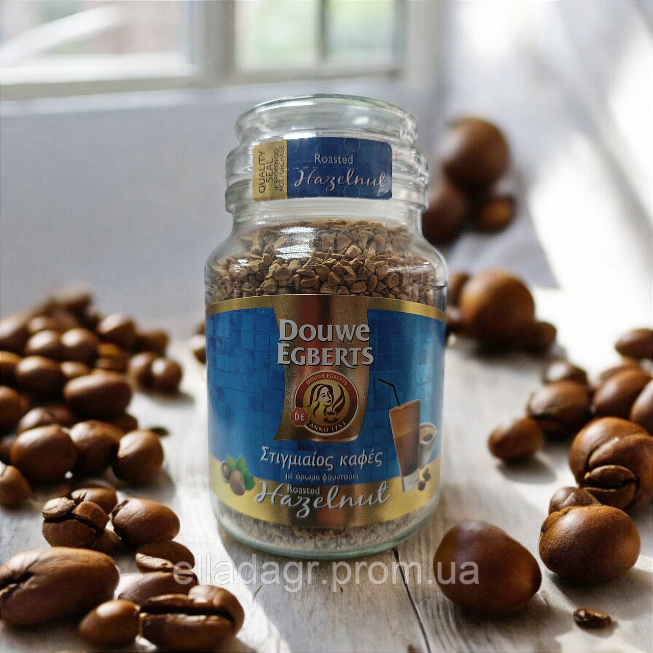 Розчинна кава зі смаком фундука - фото 1 - id-p1880567804