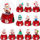 Сувенір снігова куля світиться 7 см., фото 3