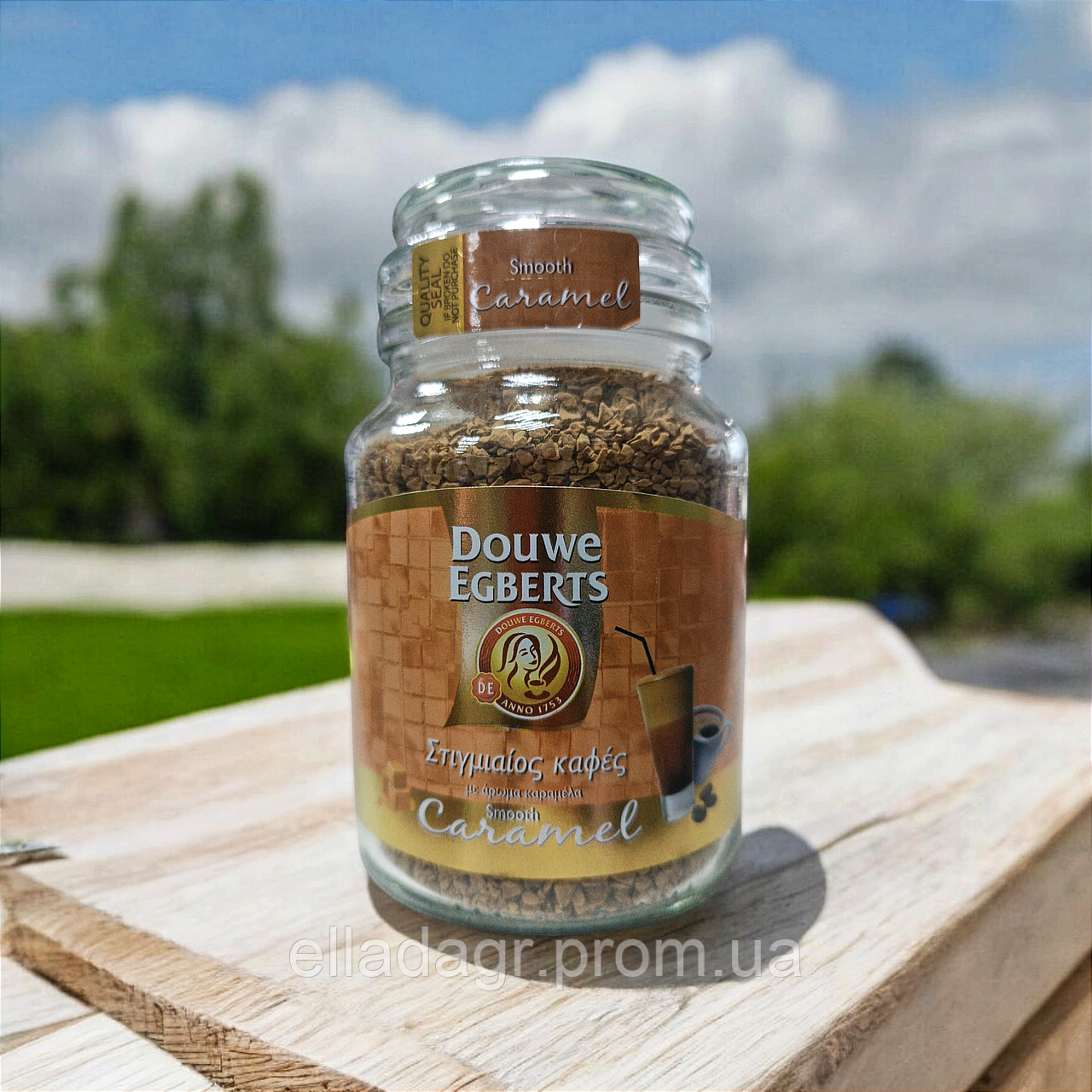 Розчинна кава зі смаком карамелі - фото 1 - id-p1880486970