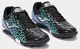 Сороконіжки Joma MAXIMA чорний, бірюзовий Чол 40, фото 2