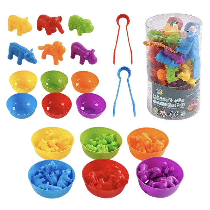 Логічна гра-сортер 2188, 3 види, у відрі.