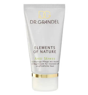 Заспокійливий крем з азуленом та олією зародків пшениці Dr. Grandel Elements of Nature Anti Stress, 50 мл, фото 1